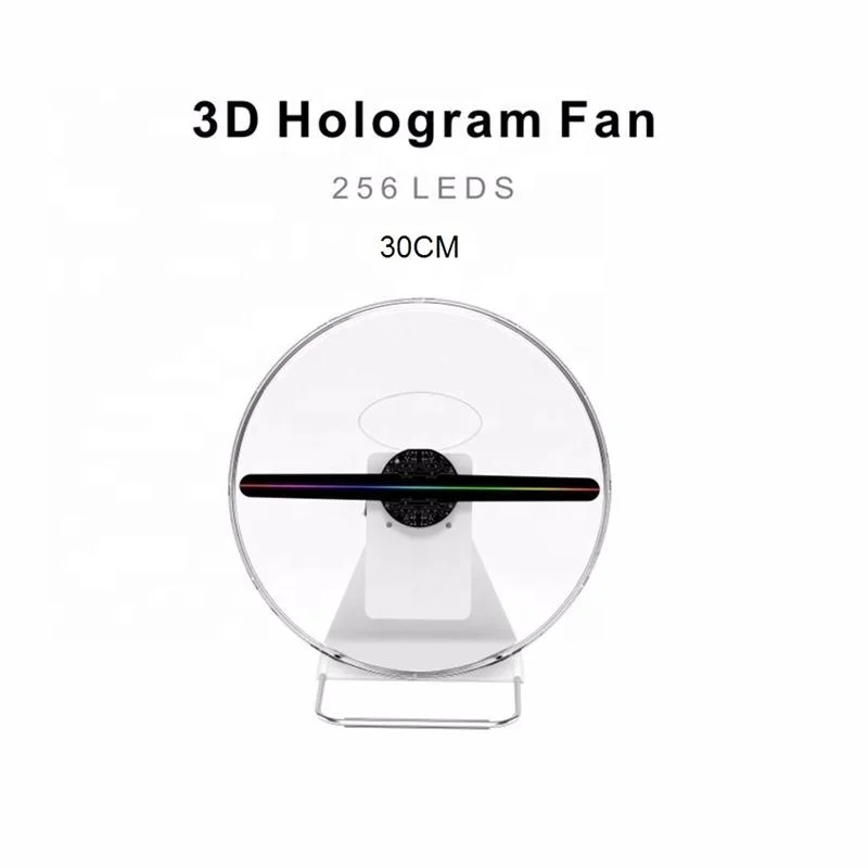 China supplier 3d hologram logo outdoor advertising digital display fan