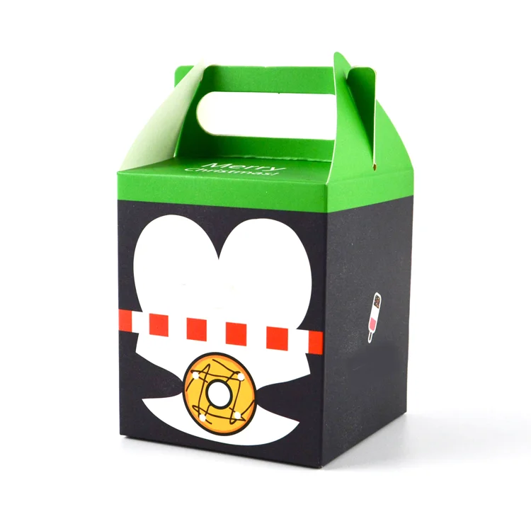 
Rongmei Custom Printed Small Paper Folding Candy Gift Boxes for Christmas CMYK Color Paperboard Recyclable Gift & Craft 3000pcs 