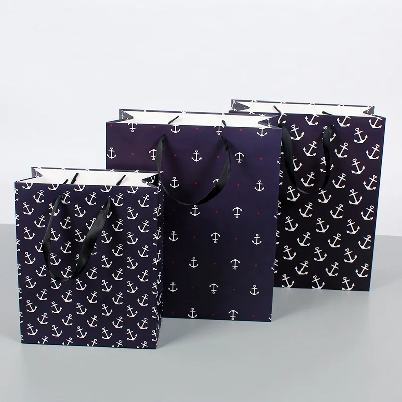 New print handbag CYMK gift bag packaging paper bag wholesale manufacturers customized