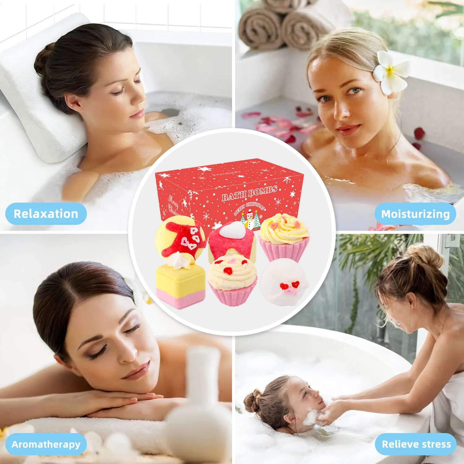 Soft And Breathable Cleansing Cleaning Exfoliating Fizzies Relaxing Bombs Bath Salts