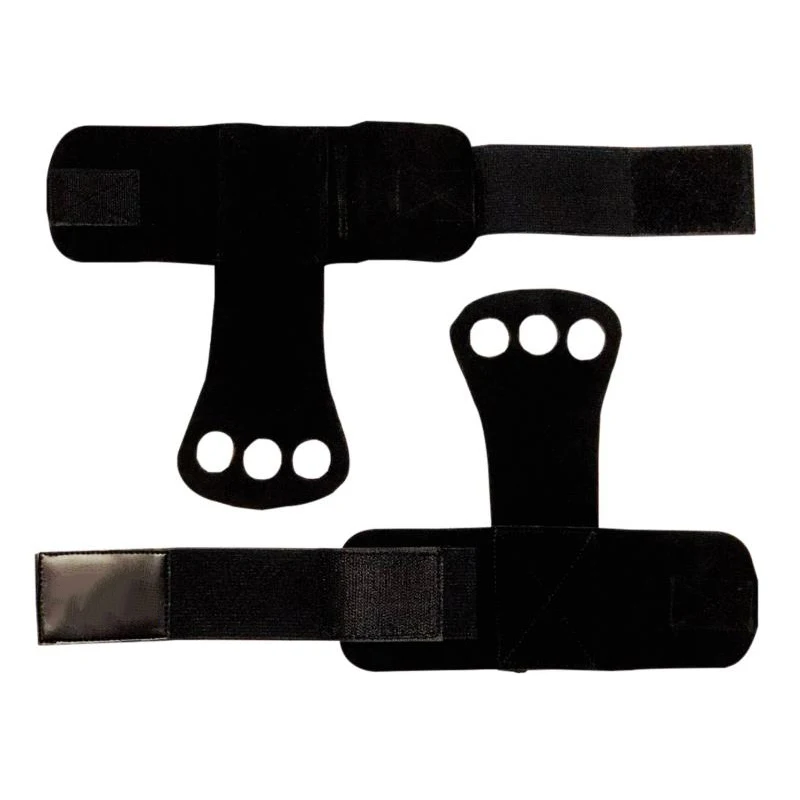 Упражнений в тренажерном зале Регулируемая тяжёлая атлетика с поддержкой запястья для тренажерного зала 3 отверстия кожаные ручки для мужчин и женщин