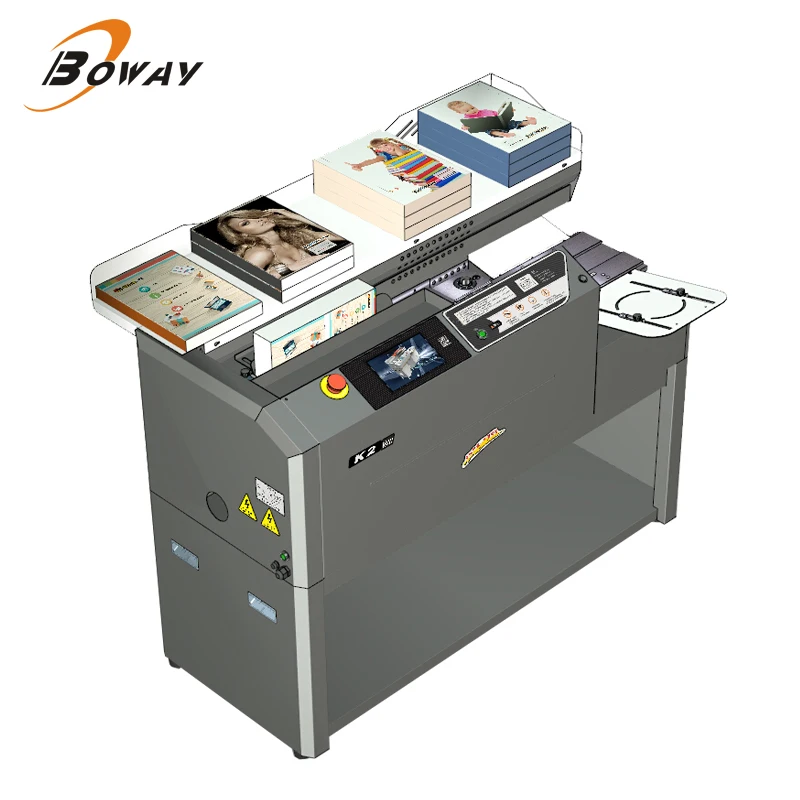 Boway K2 автоматическая клей Биндер машина переплетающая клеем в кожаном переплете книга