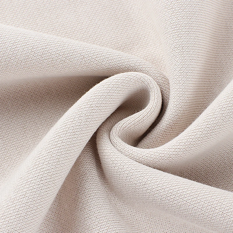 Boran Textile Anti Pill Fleece Hoodie Fabric Polyester/Cotton CVC TC Knit French Terry Fleece Fabrics For Clothing