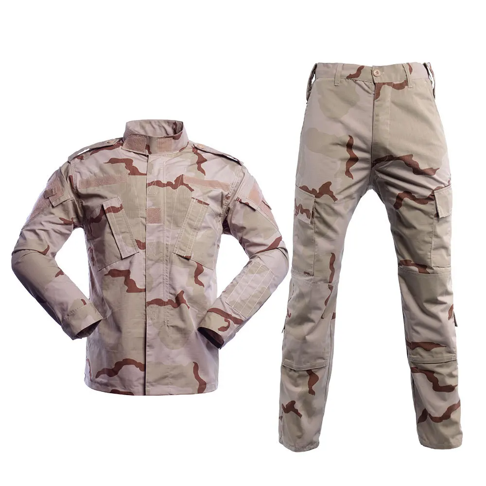 KIANG Custom Green ACU Tactical Pants Clothes Suits Camouflage Multicam Rip-stop Uniform