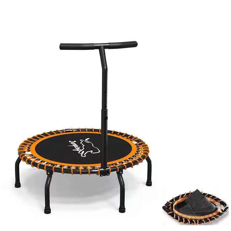 Hot Sale Indoor Gym Trampoline Fitness Body Exercise New Design Mini Folding Jumping Trampoline