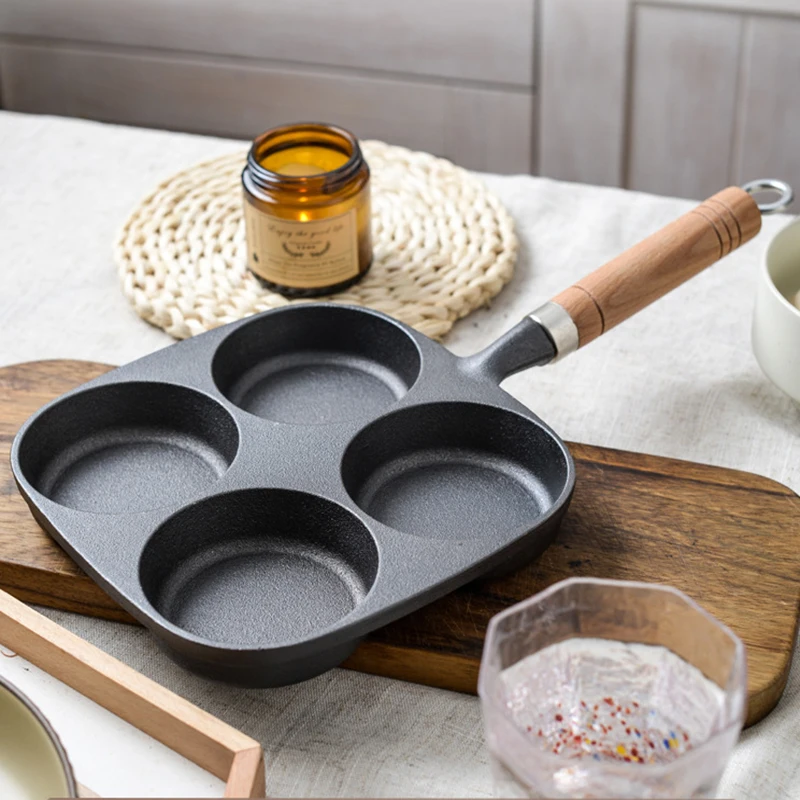 CX-507 Hot Sale Flat-bottomed Egg Pot Cookware Frying Pan Non-stick Kitchen Cooking Pot Omelette Pan