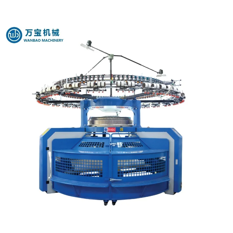WANBAO Lastest Panel Single Jersey  Knitting Machine Professional Circular Knitting Machine Manufacturer