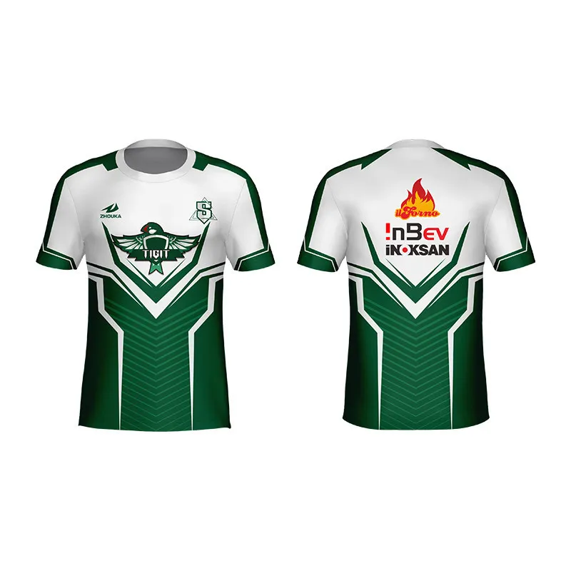2021Custom Team Logo Printing Esport Jersey Custom Esports Jersey Gaming Jersey Team Shirt