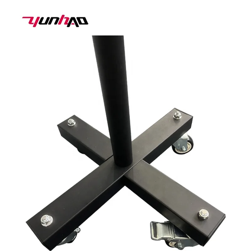 High Quality Gym Home Fitness Equipment Movable Trolley Storage Barbell Bumper Weight Plate Rack