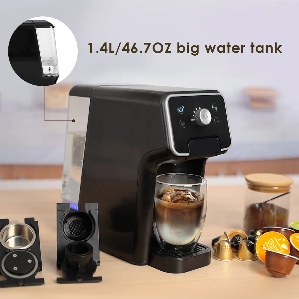 Hot selling New Style multiple 5 in-1 Automatic Espresso Coffee Machine Coffee Capsule Machine