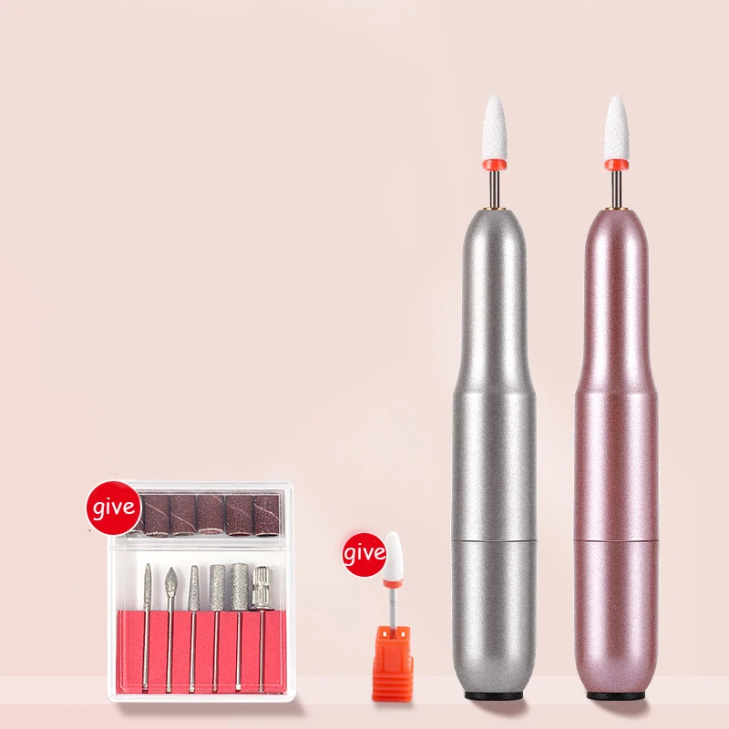 USB portable Electric Manicure Removal dead skin Polishing Electric Nail Drill suitable for nail salons and Home