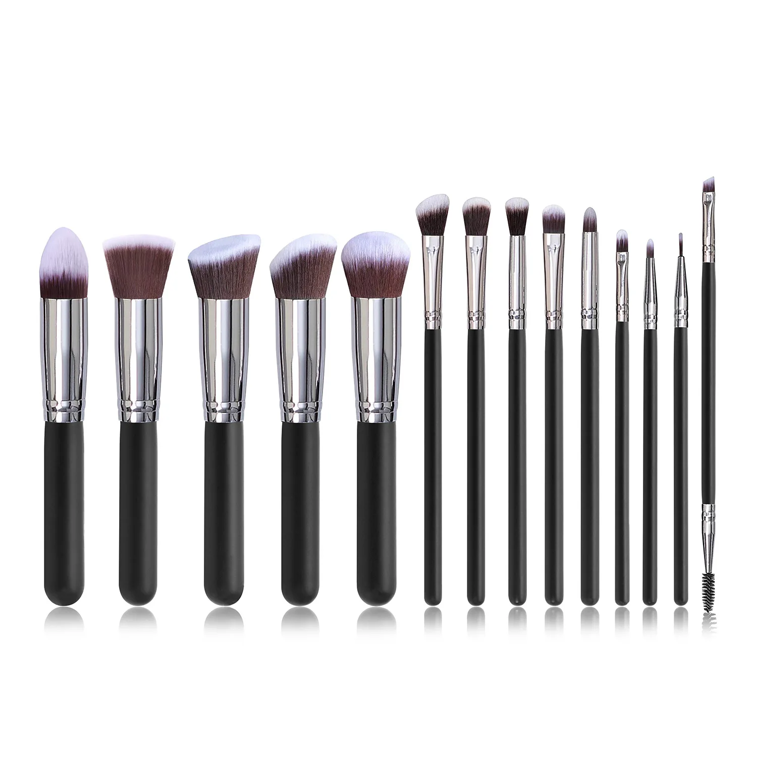 Professional Makeup Brushes Set 14pcs Wood Handle Cosmetics Make up Tools Powder Contour Foundation Eyeshadow Brush