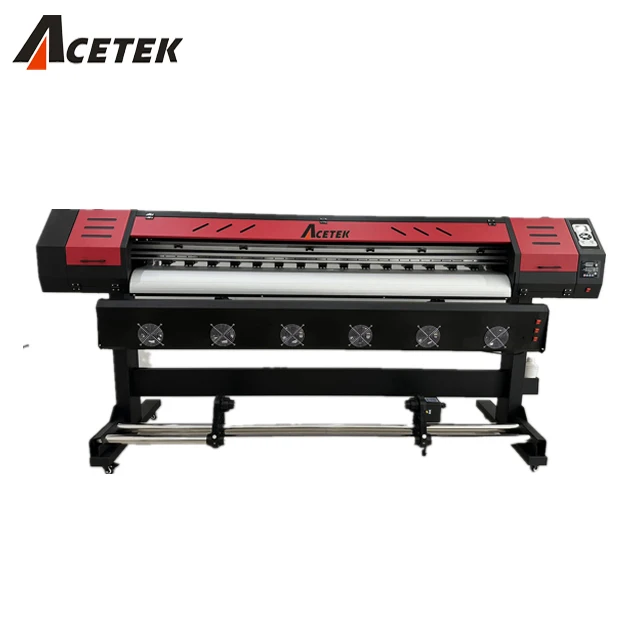 Крупноформатная печатающая головка Acetek 1 6 м xp600 i3200 Цифровой эко-растворитель струйный принтер для баннеров машина печати на оболочке автомобиля