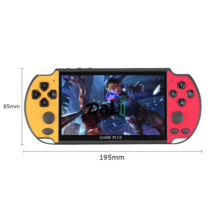 Оптовая продажа новейшая игровая Ретро консоль X7 Plus с полноцветным экраном 5 1 дюйма рождественские подарки игровой контроллер для смартфона