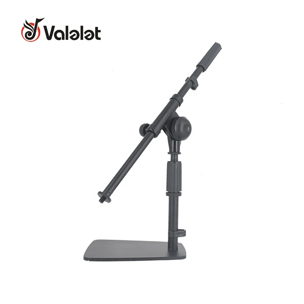 Iron Base Universal Microphone Suspension  Scissor Arm Stand hort Weighted Base Microphone Stand