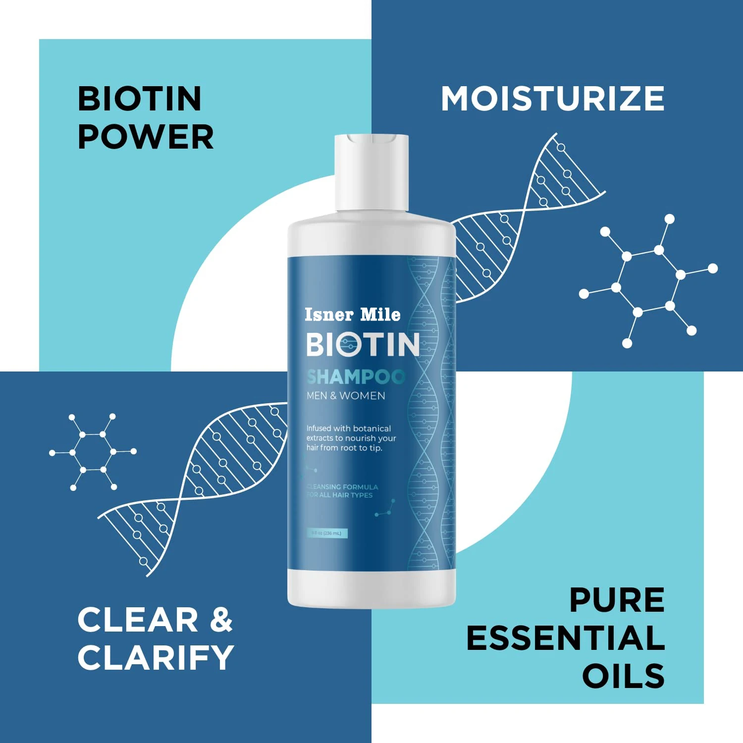 Sulfate Free Amino Acid Anti Hair Loss Regrowth Argan Oil Biotin Hair Shampoo And Conditioner