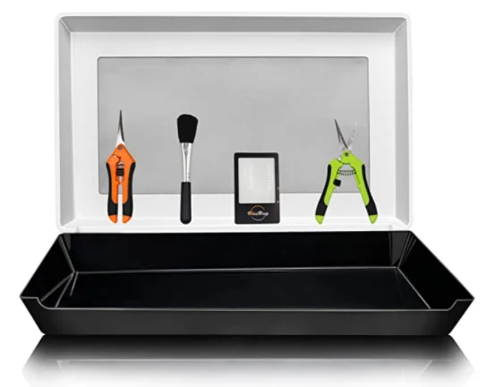 black color 1-3 years warranty Urban farming indoor flower plant hardvest trim tray for growing