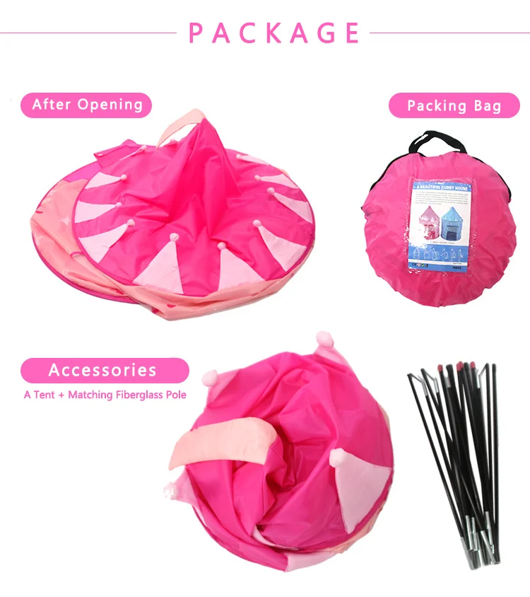  1 3 м портативная детская палатка Wigwam складные детские палатки Tipi детский игровой домик для больших девочек розовый Замок принцессы Декор детской комнаты