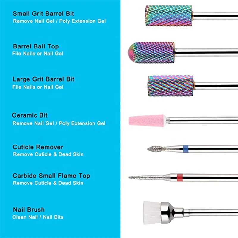
Round Cylinder Shaped nail bits carbide nail drill Tungsten Alloy Bits 