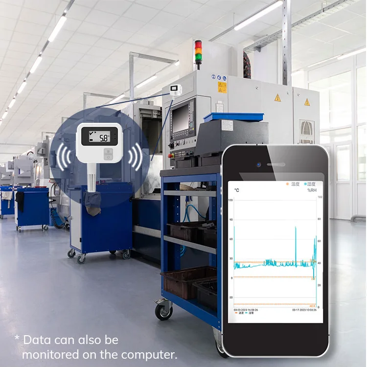 temperature/humidity sensor high precision temperature and humidity sensor bluetooth temperature data logger