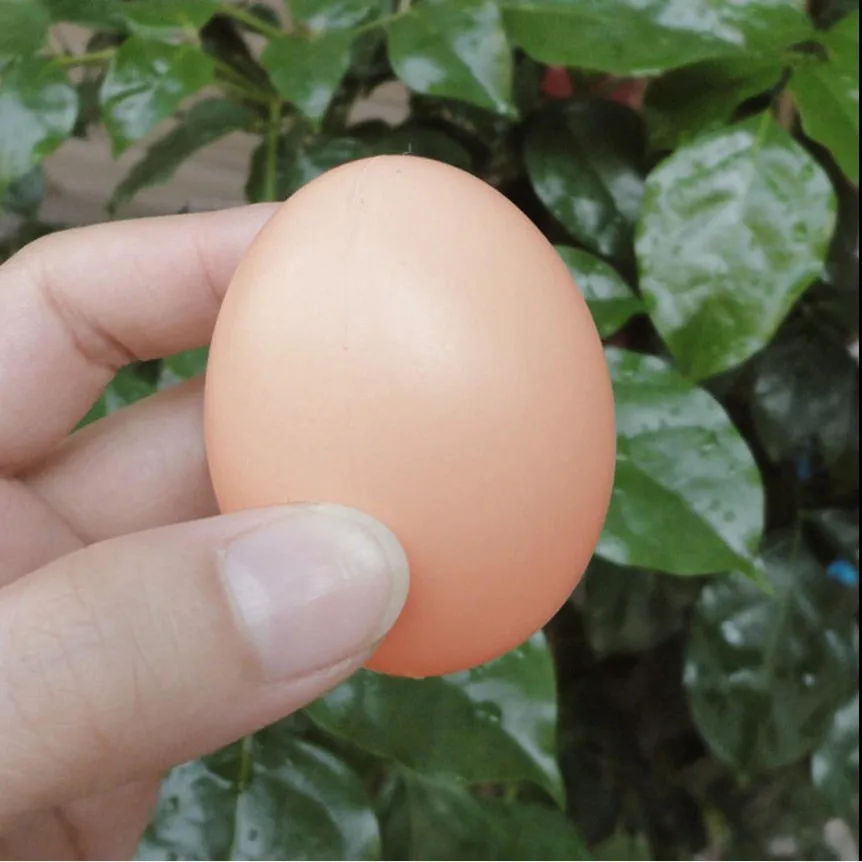 Artificial Chicken Dummy  Fake Eggs Flesh color for Easter Egg Painting DIY Home Decor