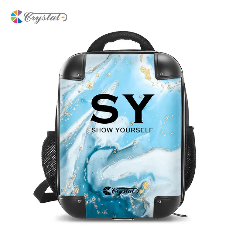 OEM Factory Large Capacity Backpack Transparent Clear Business Computer Backpack New Men Women Fashion Hard Shell PC Backpack