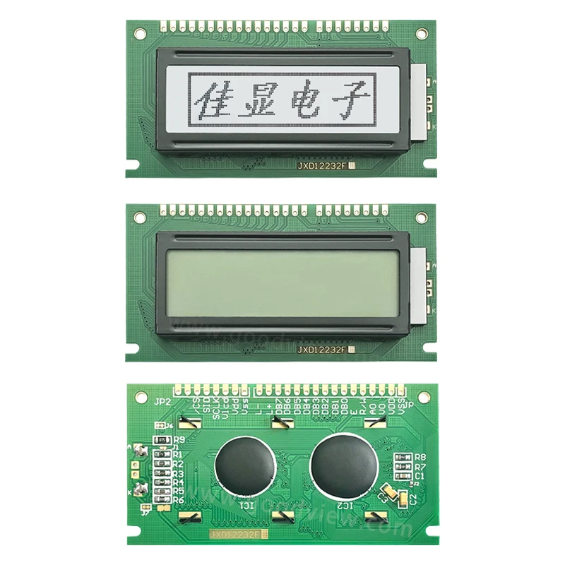 Factory direct sales122x32 Chinese display 12232F lcd modules st7920 drive FSTN  3.3V monochrome display lcd modules