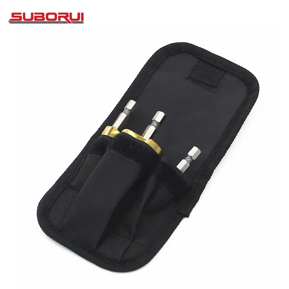 SUBORUI 4241 3 шт. HSS шестигранный хвостовик сталь титановые ступенчатое сверло 3-12 мм 4-12 4-20 набор сверл по дереву