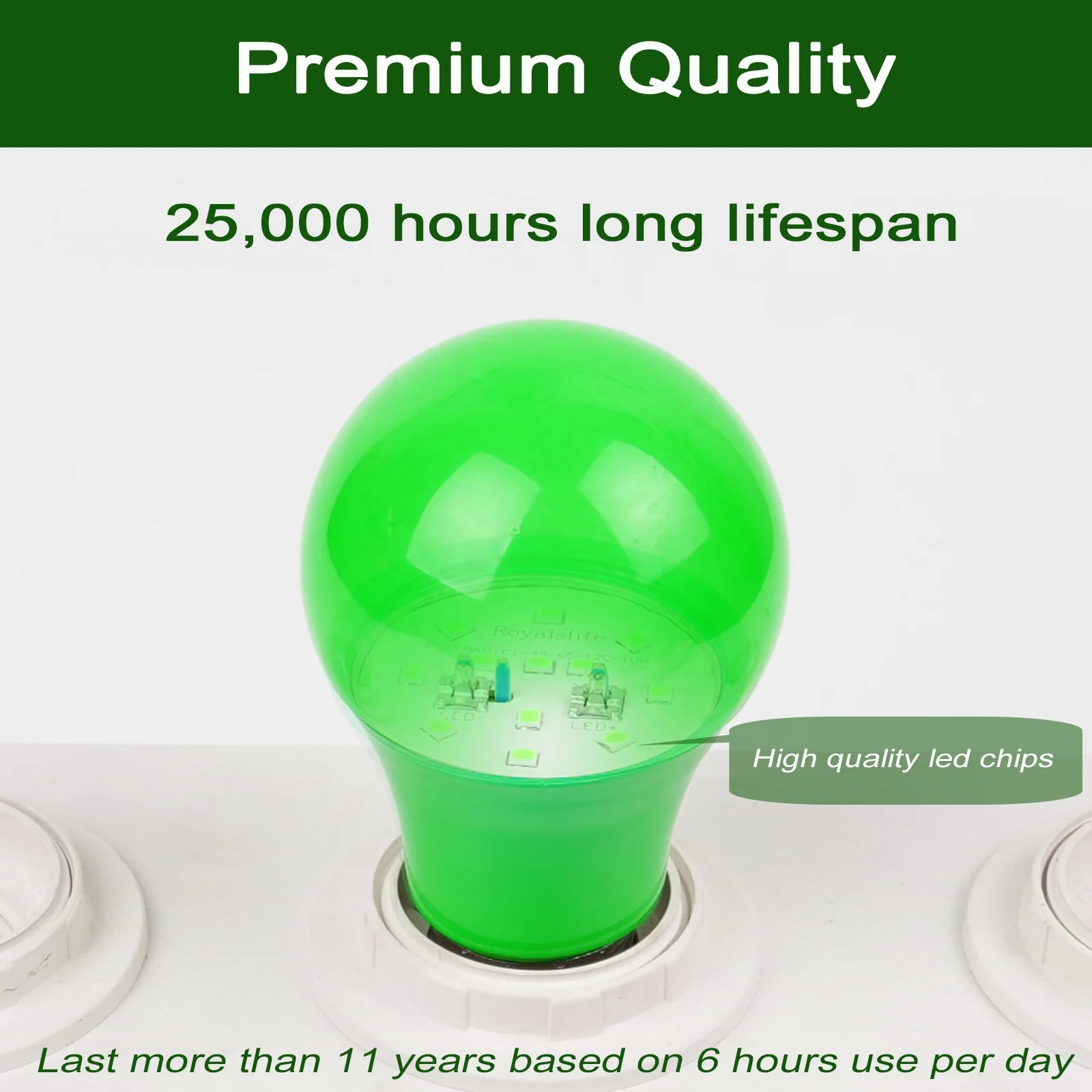 Green LED colored light bulbs festival christmas holiday night lighting bulb for home party decoration