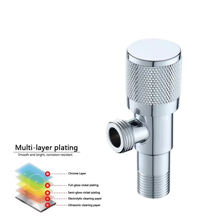 High quality Water Multi Function Toilet Brass Angle Valve With Bidet Hand Sprayer