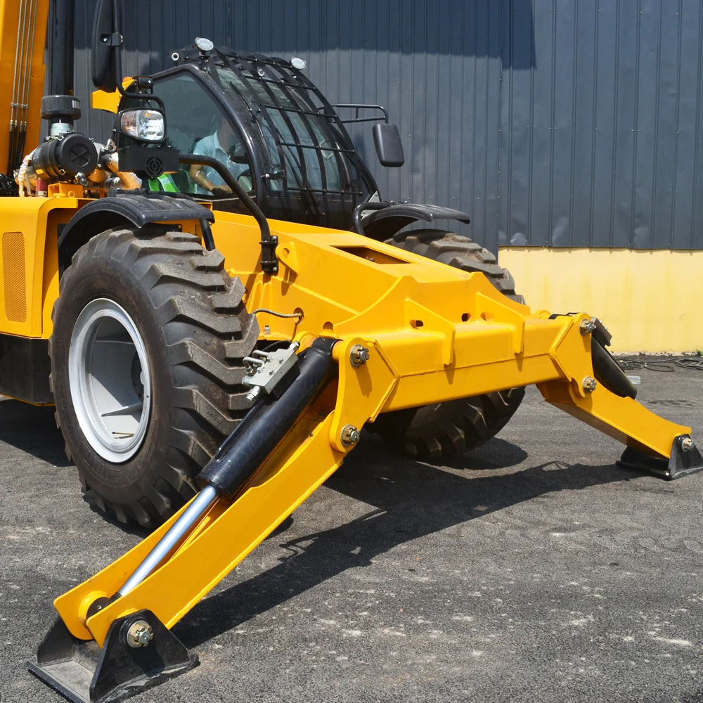 18m telescopic handler forklift custom cargo fork  3.5tons diesel forklift  telehandller price all terrain forklift 5ton