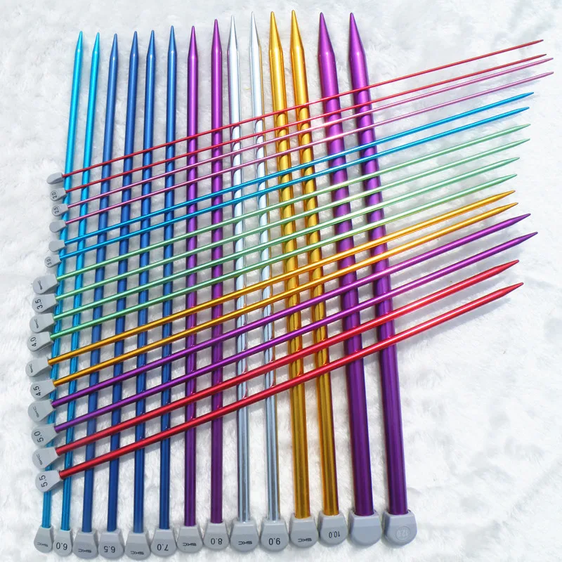 Retail  crystal knitting needle for hand knitting