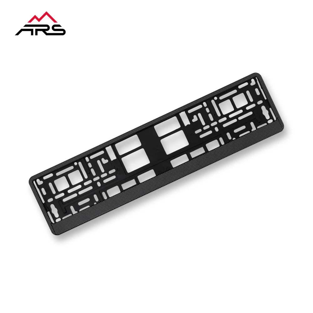 Plastic license plate frame / holder carbon European standard