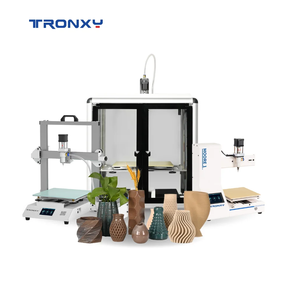 Liquid deposition molding clay 3d printer Moore 3 large size ceramic pottery 330*330*400mm clay 3d printer