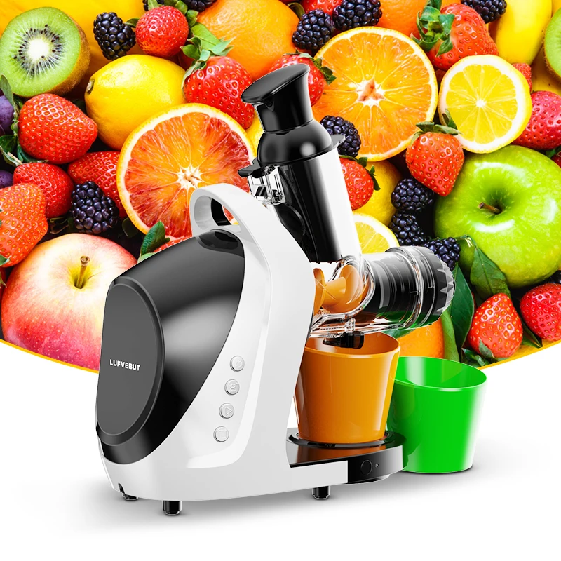 95% Juice Yield Fruit  Soft/Hard Modes Easy to Clean Multifunction Orange Juicer Extractor Machine Slow Juicer Fine Mesh
