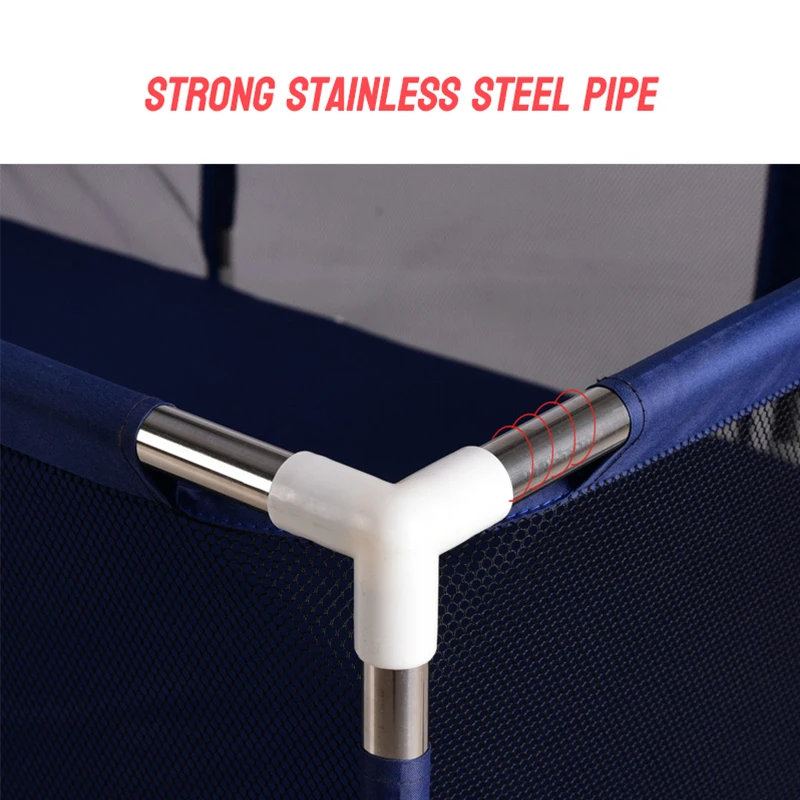 Customized OEM/ODM Baby Sponge Corner Safety Sports Arena Fence Park Ball Pit Square Foldable Steel Indoor Playpen for Kids