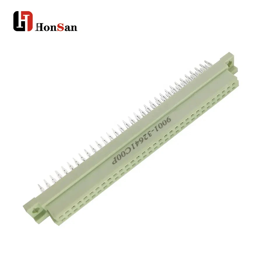 Smart Vertical Pcb 2 Rows 64 Pin Din41612 Connector With Board Lock