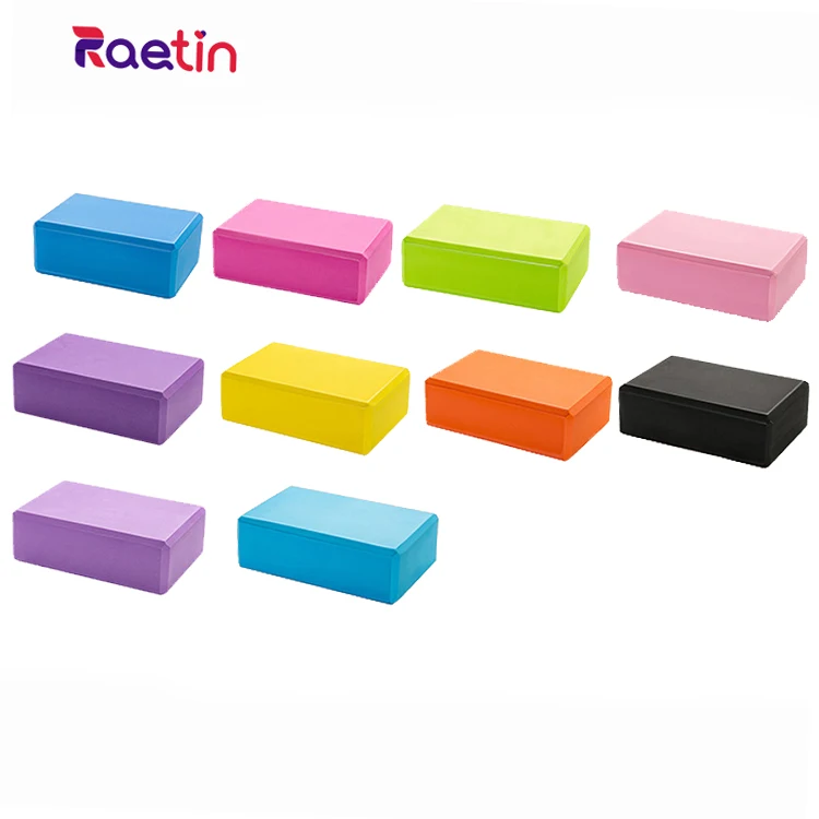 Profession manufacture Direct selling Eco Friendly high density eva foam yoga block