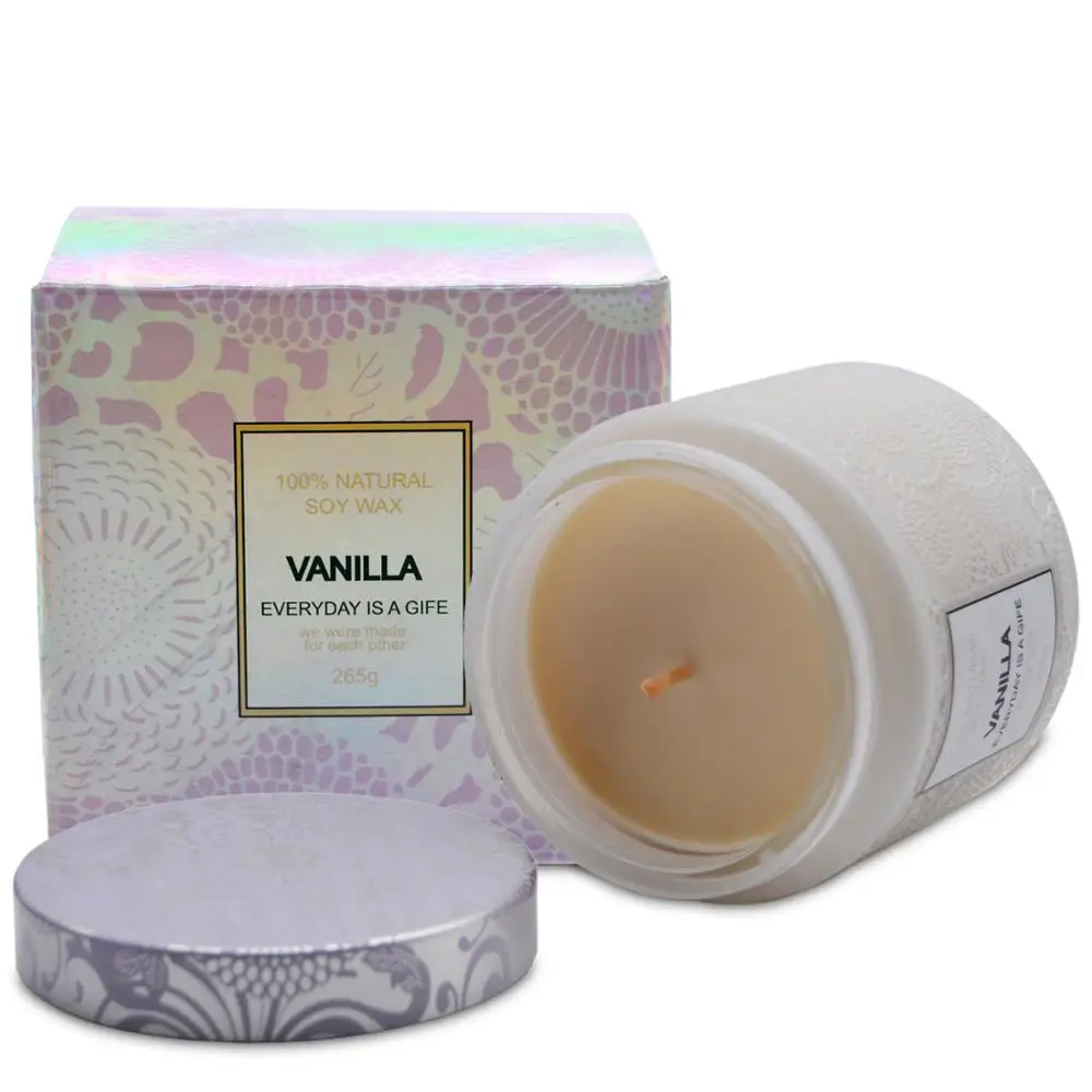 Ароматические свечи из соевого воска, Роскошные Ароматические свечи в стеклянной банке