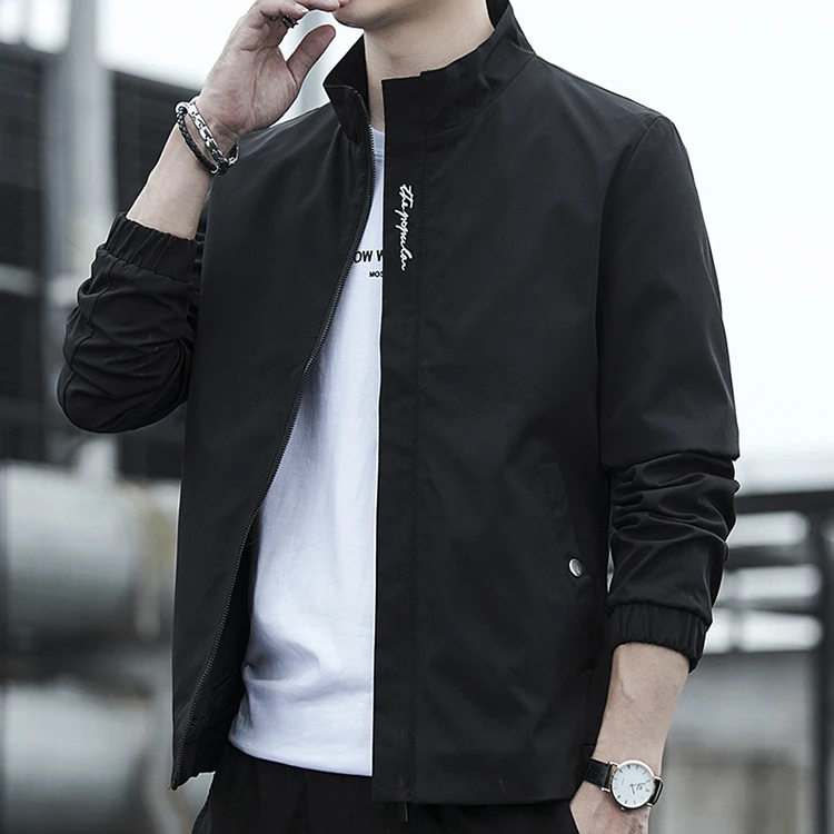 2022 New Cropped Anorak Korean Light Blue New Your Sports Men Work Safety Cozy Personalization Custom Logo Winter Jackets