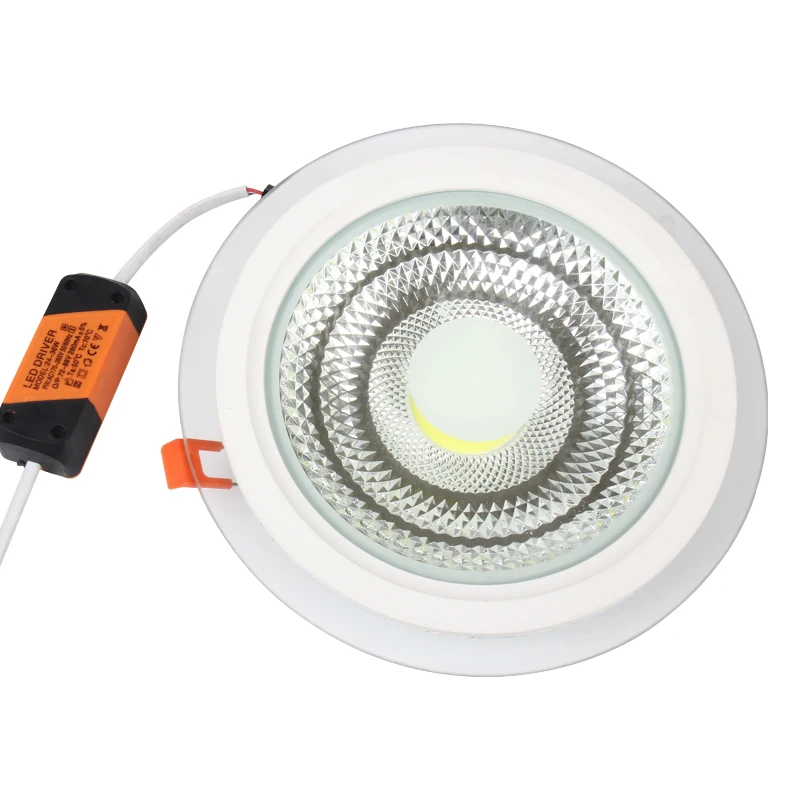 Good Price Round Led Panel Light 18w ultra Thin Led Flat Panel Night Light Glass Edge Lit Led Light Panel Exterior Decorative