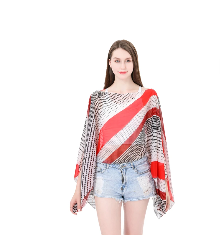 
Trending hot products flower print chiffon shawl simple design pleated chiffon shawl scarf 