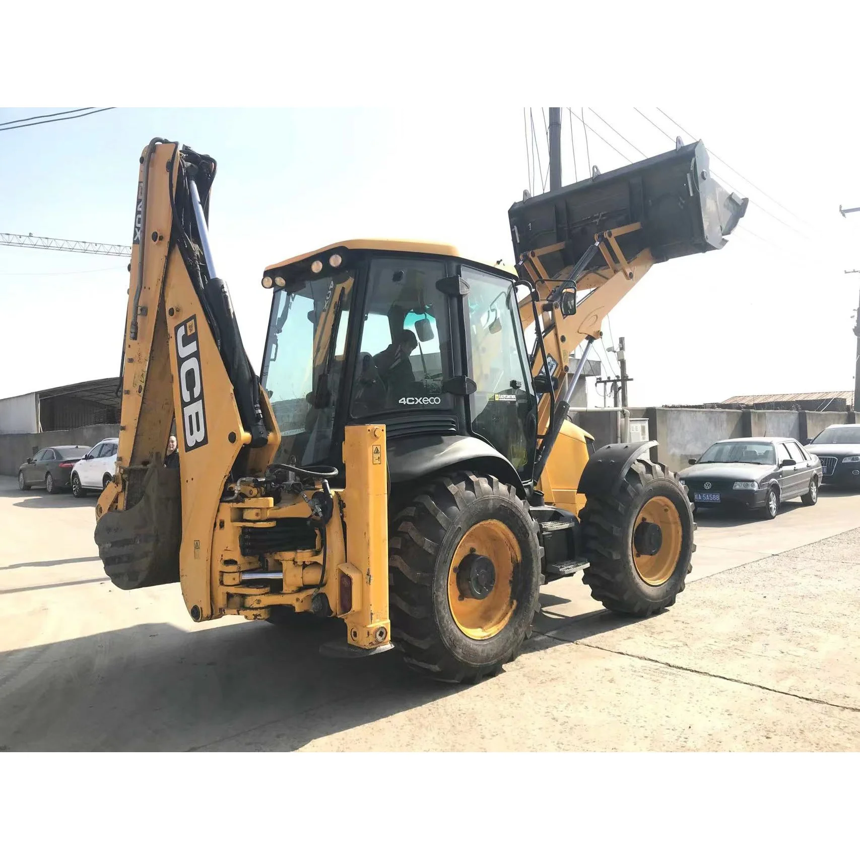 ENGLAND Engine Provided JCB Wheel Loader Construction Works Backhoe Loader Free Spare Parts ORIGINAL Ordinary Product 15 Ton