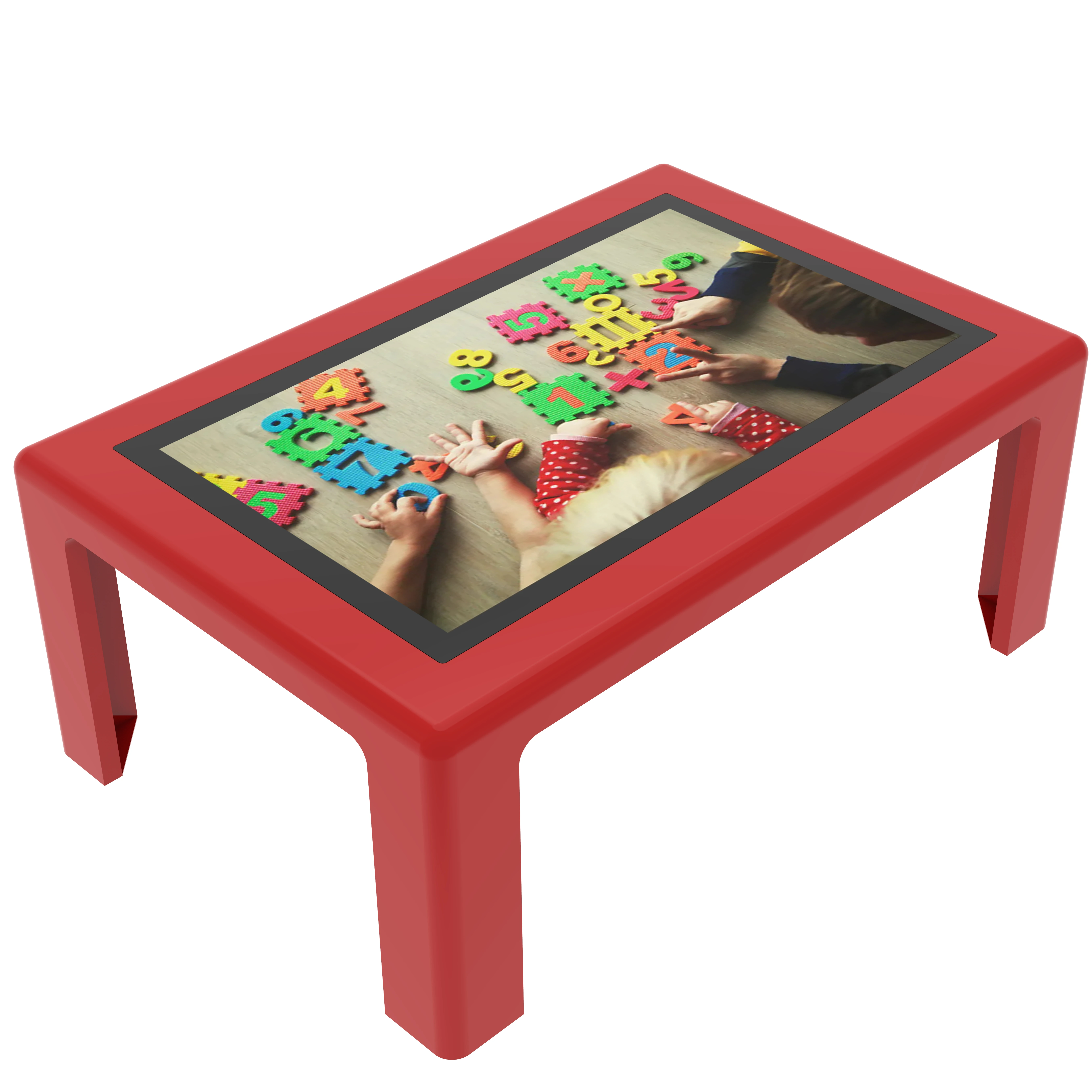 (Hot Offer) Kiosk Adjustable Sensory Touch Screen Table With Bins For Indoor/Outdoor Kids Play Activity