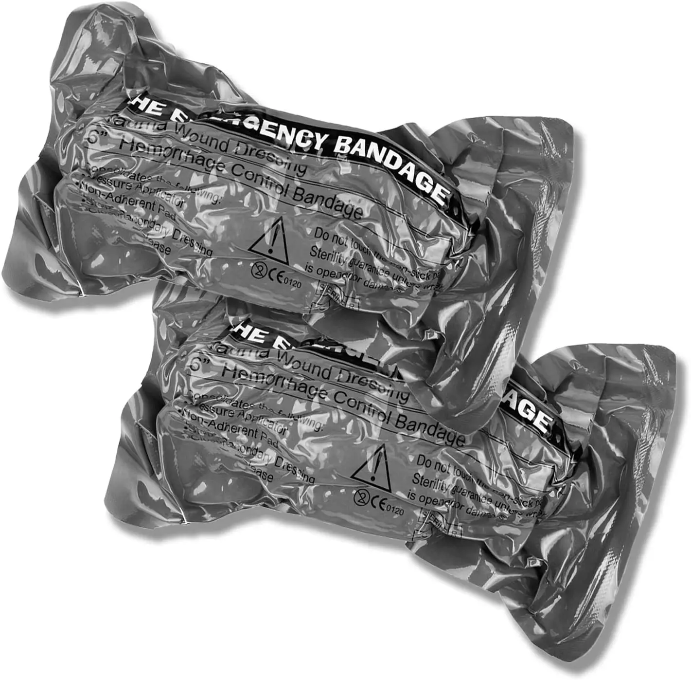 Medical First Aid Tactical Survival Trauma Milhary 6 4 Inch Crepe Emergency Israeli Elastic Bandage