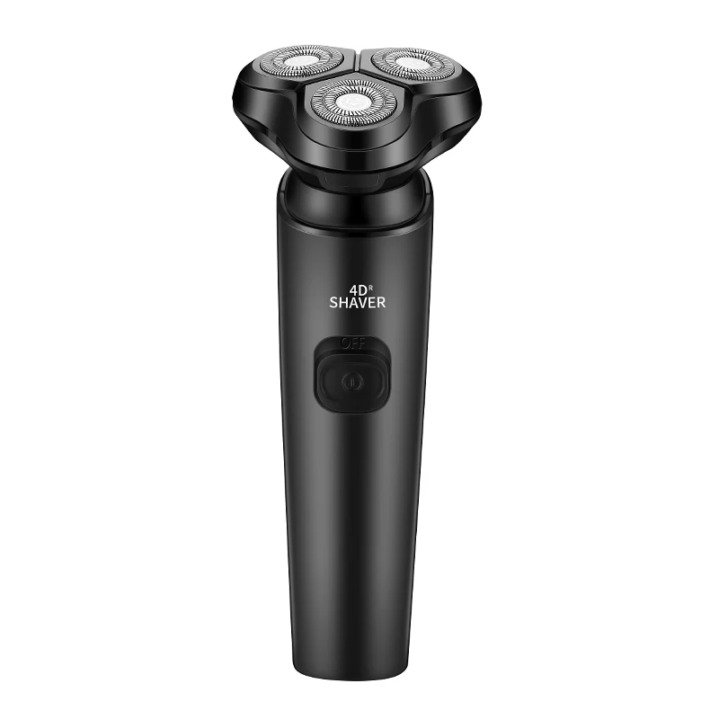 4 In 1 Flexible Waterproof USB Rechargeable Rotary Electronic Shaving Machine Beard Trimmer Razor Foil Electric Shaver For Men