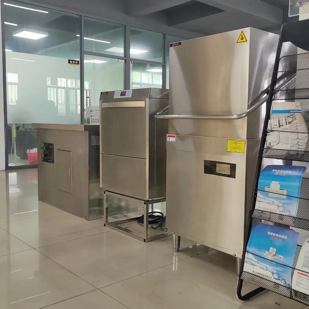 Dishwasher Pass Through hood type dishwasher with CE ETL Certification