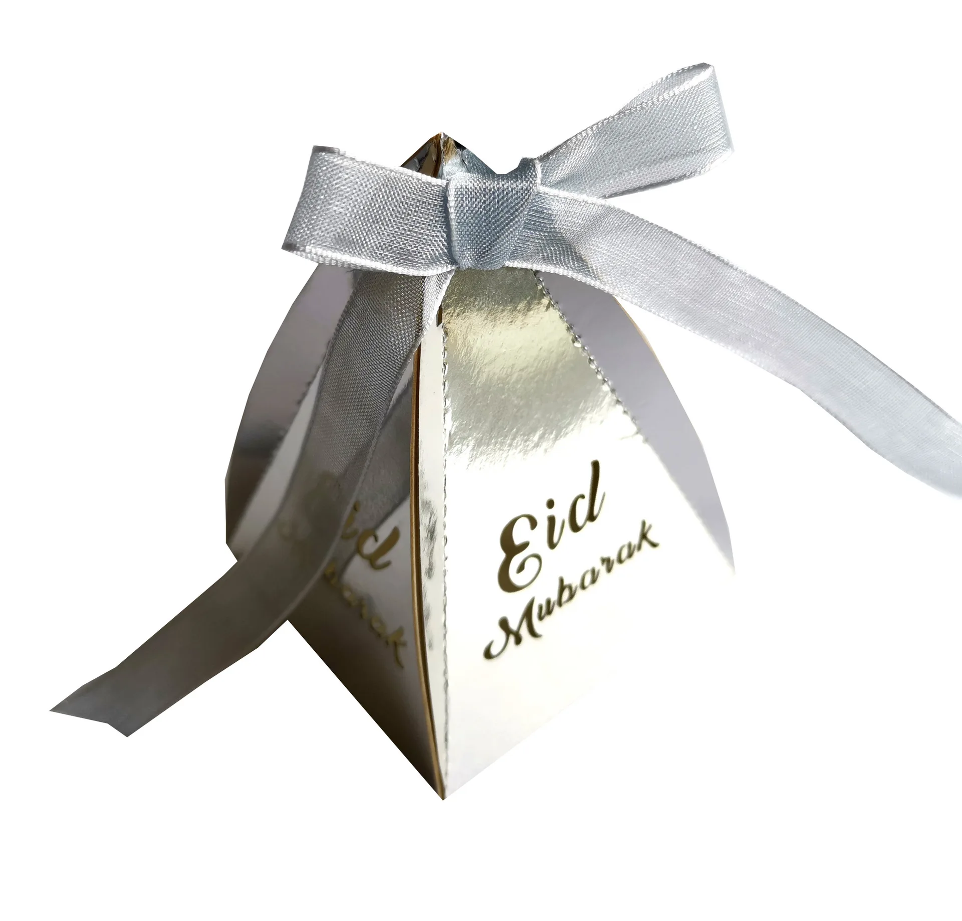 Бумажная коробка для конфет ручной работы Eid Mubarak Подарочная Рамадан Kareem праздничный Декор исламский ИД мусульманский фестиваль принадлежности