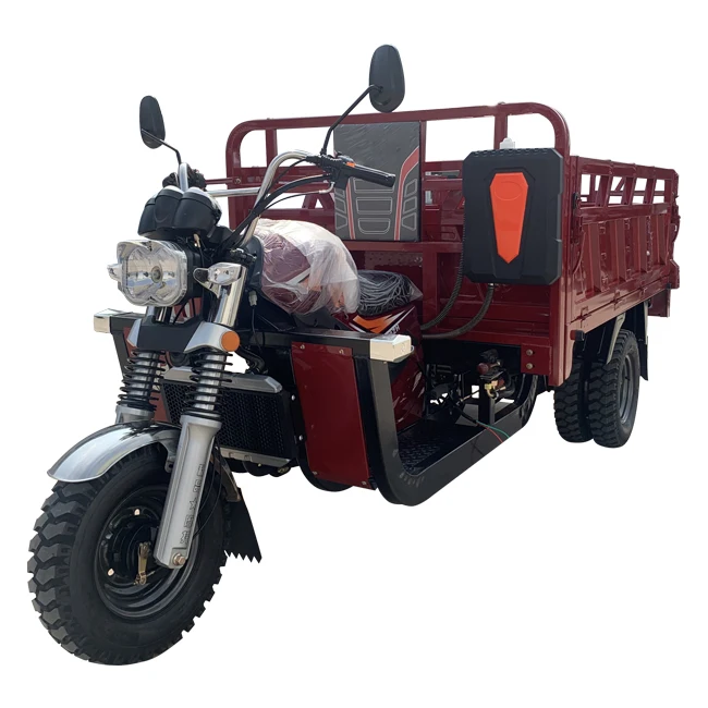 Customized dual rear tire agricultural loading tricycle for sale from China factory