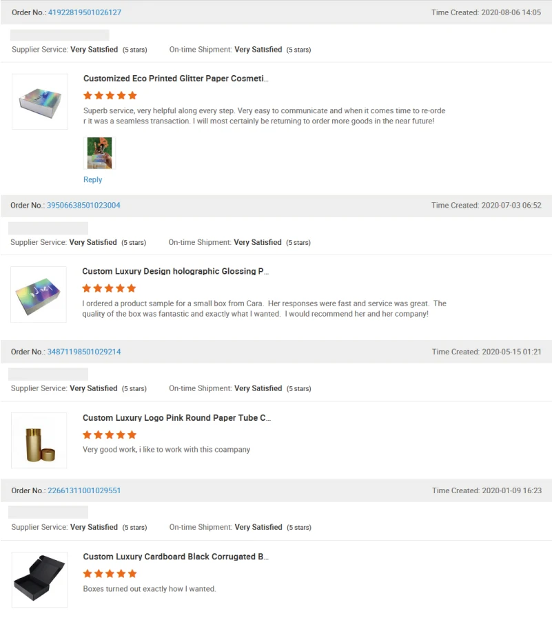 Hot Sale Christmas and Birthday Cardboard Gift Packaging Box Led Light Gift Paper Box with Mirror